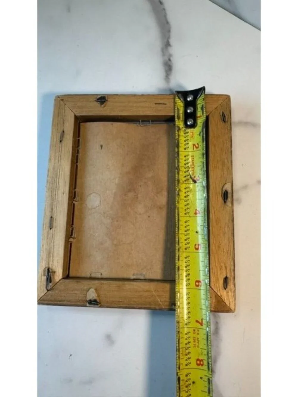 Wood-framed Antique Mirror